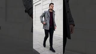 Peacoat outfit ideas shorts coats menswear [upl. by Yrram]