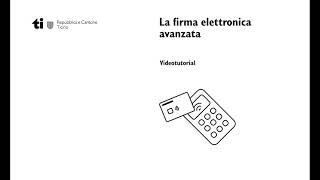 La firma elettronica avanzata [upl. by Rocco983]