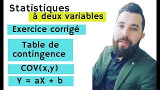 Statistiques à deux variables exercice corrigé [upl. by Ribaudo]