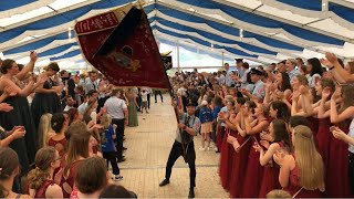 150 Jahre Feuerwehr Berching 2023  Fahneneinzug ins Festzelt [upl. by Art439]