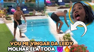 🔴 Davi Pega Balde De Água na Piscina Para Taca Na Leidy Elin Mais Produção Não Deixa [upl. by Neysa]