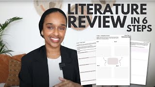 How to write a literature review FAST  EASY stepbystep guide [upl. by Ybloc]