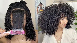 How To Denman Wash n Go Routine for Defined Curls [upl. by Saihtam]