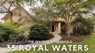 LUXURY HOME TOUR THE WATERS AT DEERFIELD [upl. by Zeuqcaj]