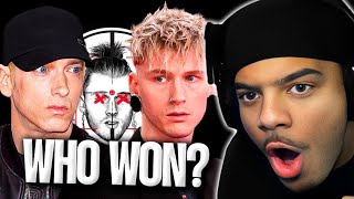 Gen Z Reacts to EMINEM vs MGK KILLSHOT RAP DEVIL NOT ALIKE DIRTY [upl. by Canter]