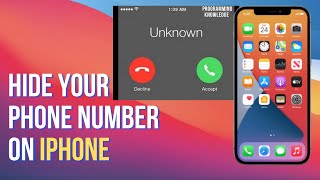 How To Hide Your Phone Number On iPhone How To Make Anonymous Calls [upl. by Hart]