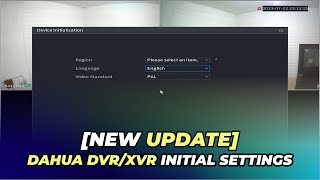 Dahua XVR Initial Settings  Dahua NVR Setup [upl. by Kassab]