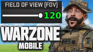 WARZONE MOBILE JUST ADDED 120 FOV 🤯 NEW UPDATE [upl. by Ninehc]