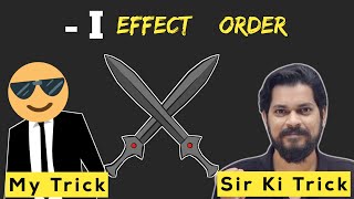 How To Learn Inductive Effect Order  Inductive Effect Order Trick [upl. by Balac988]