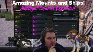 Lost Ark Amethyst Shards get amazing MOUNTS and BOATS Where is that dam Merchant [upl. by Lada]