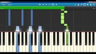 Ludovico Einaudi  Nuvole Bianche  Piano Tutorial  How to play Nuvole Bianche Synthesia [upl. by Yasnil253]