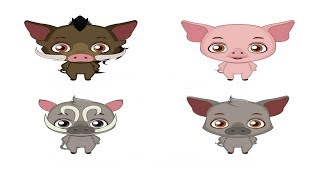 All Pig Species  Species List [upl. by Fang758]