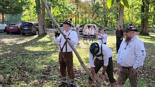 maypole raising German American Central Society Peoria illinois [upl. by Chem268]