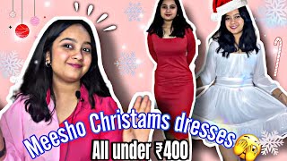 MEESHO Christmas dresses under rupees 400 Beautifl dresses meesho christmas dresses dress [upl. by Meggy]