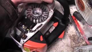 How to Clean and replace a chain on a ms 192 tc [upl. by Cohdwell]