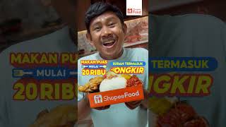 Checkout Murah di ShopeeFood  Makan puas mulai 20RB sudah termasuk ongkir [upl. by Tennos]