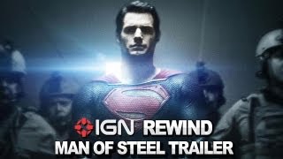 IGN Rewind Theater  Man of Steel Trailer [upl. by Colas]