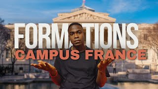 Où trouver mes Formations Campus France  voici les universités qui proposent vos formations [upl. by Orna29]