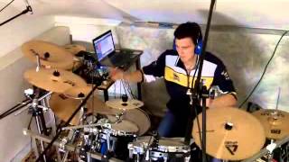 As I Lay Dying  Defender Drum Cover Live [upl. by Luamaj]