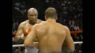 Tommy Morrison vs George Foreman Highlights [upl. by Rainah]