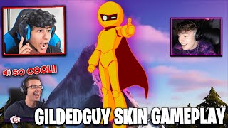 Streamers Play With Gildedguy In Fortnite  Gildedguy Gameplay Fortnite [upl. by Odiug367]