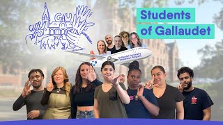 Students of Gallaudet  Gallaudet University Immersion Program [upl. by Rawna706]