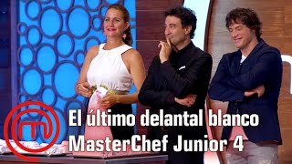 Emoción en la entrega de los últimos delantales  MasterChef Junior 4  Programa 1 [upl. by Leesen]