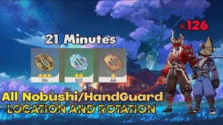 All NobushiampHandGuard Location and Rotation  Genshin Impact [upl. by Orly]