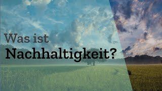 Was ist Nachhaltigkeit ⛰ Definition der Nachhaltigkeit 🏡 Bedeutung nachhaltig Leben  Erklärung [upl. by Rodi]