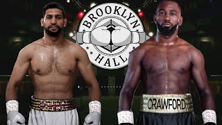 Amir Kahn vs Terence Crawford  Undisputed Boxing Game Early Access ESBC [upl. by Nolek]