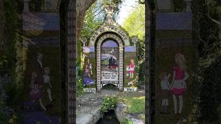 Tissington well dressing  Coffin Well 2023 [upl. by Basile]