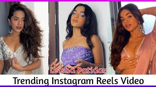 Leisha Patidar top 10 Reels  leisha Patidar Instagram Reels  leisha Patidar TikTok Videos [upl. by Yhtur914]