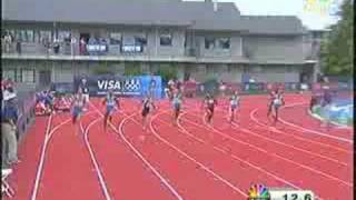 Olympic Trials Womens 200 Semifinal2 2008 USA Track amp Field [upl. by Hirst761]