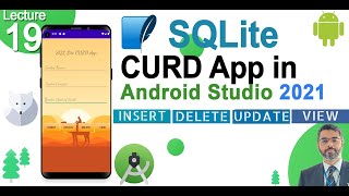 SQLite Database Tutorial in Android Studio  Create CRUD app using SQLite in Android Studio  L19 [upl. by Kattie]