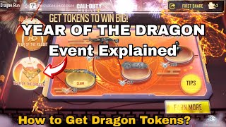 YEAR OF THE DRAGON Event Explained  How to Get Dragon Tokens  Hare Dragon Run Event CodM 2024 [upl. by Jo Ann]