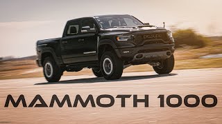 1000 HP RAM TRX  Hennessey MAMMOTH 1000 Reaction [upl. by Grady]