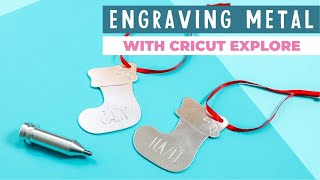 Engraving Metal with Cricut Explore Air 2 or Cricut Maker [upl. by Aicilas]