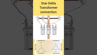 StarDelta Transformer connection [upl. by Nnairak]