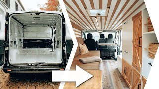 CAMPER CONVERSION in 12min 🚐🛠️ ENG SUBS  35 Days Build Time lapse  Opel VivaroTraffic Van [upl. by Enneirdna]