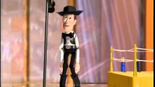 Woody Buzz Lightyear and Jessie Present Best Animated Short  72nd Oscars 2000 [upl. by Antonius497]