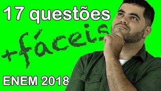 🔴 17 Questões de Matemática MAIS FÁCEIS do ENEM 2018 👉 Matemática Rio [upl. by Oria]