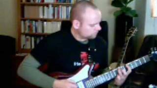 Me  just fooling around with my new Ibanez Jet King JTK3RBE [upl. by Romanas]