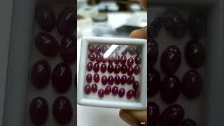 6x4 mm Natural Ruby Cabochon lot  Available on IndiaMART [upl. by Iolenta333]