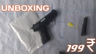 toy gun  pubg  toy gun Unboxing and review  Flipkart  under 200 rs airsoft gun bb bullets [upl. by Ed]