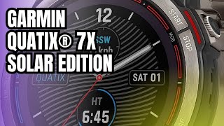 Unveiling the Ultimate Marine Companion Garmin quatix® 7X Solar Edition Review [upl. by Krystle679]