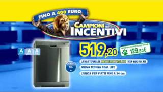 Euronics Campioni degli incentivi  Lavastoviglie REX RSF 66070 XR [upl. by Bender930]