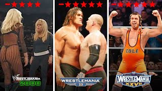 Worst Match Of Every WWE WrestleMania 139 [upl. by Towroy]