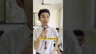 MY FIRST STANDUP shorts explore school schoollife schooldays standupcomedy comedy standup [upl. by Walling]