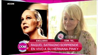 Raquel Satragno emocionada hasta las lágrimas al hablar de su hermana Pinky [upl. by Atineg]