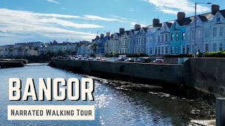 BANGOR N Ireland  4K Narrated Walking Tour  Lets Walk 2022 [upl. by Cathrin]